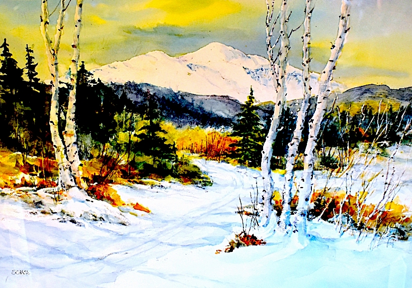 ================================================ART-PAINTING-SNOW-MTNS-A=======================================================================================================================ART-PAINTING-SNOW-MTNS-A========